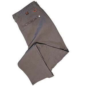 Men's Moshuma Nanashi Grey Slacks Pants Regular Fit size 33x32